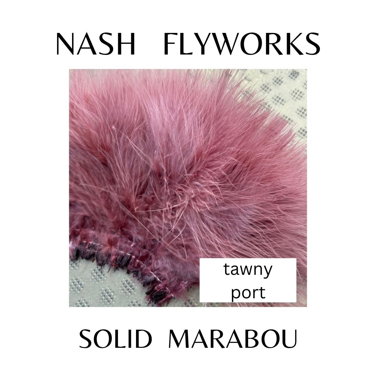 Blood Quill Marabou, Solid