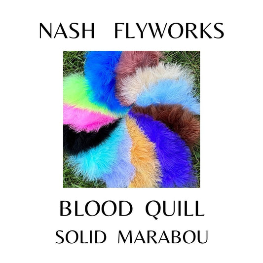 Blood Quill Marabou, Solid