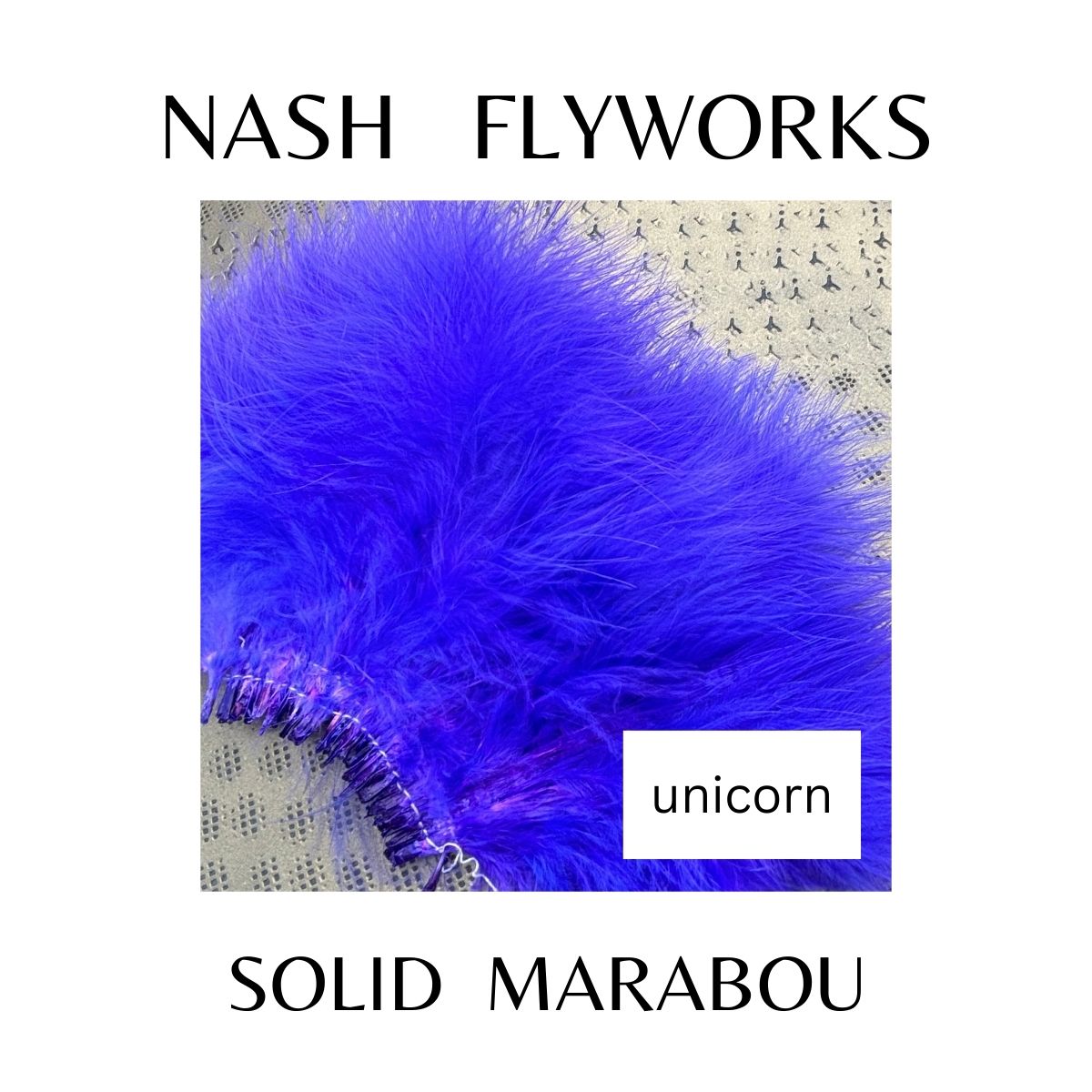 Blood Quill Marabou, Solid