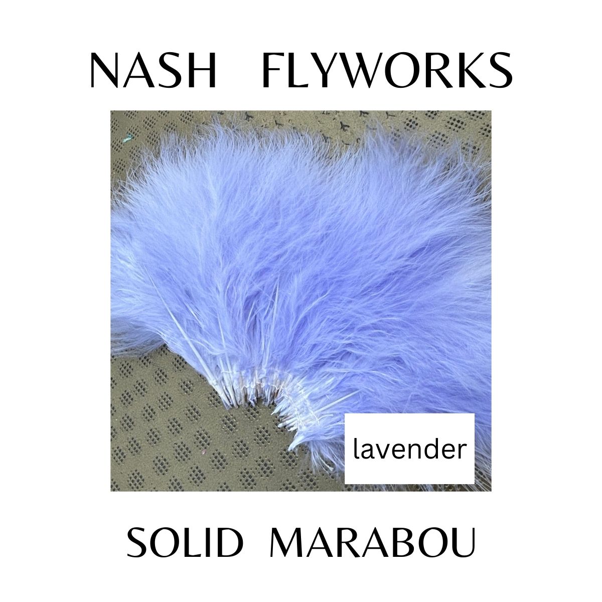 Blood Quill Marabou, Solid
