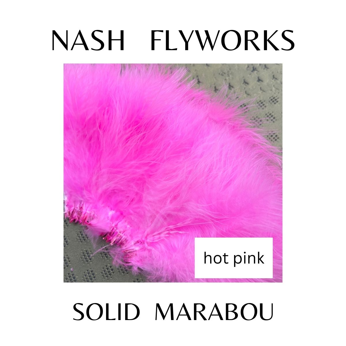 Blood Quill Marabou, Solid